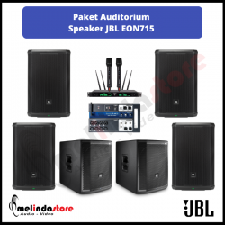 Paket Auditorium  speaker JBL EON715 - 4 Speaker dan Subwoofer
